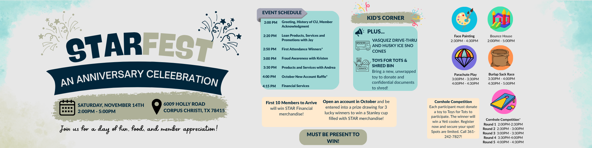 2026 STARFest Anniversary Event, 11/14 from 2-5 PM